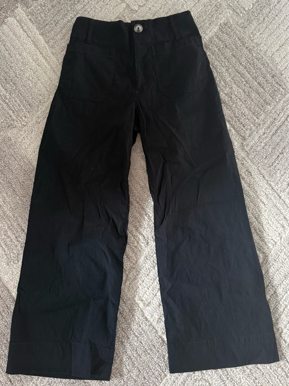 Maeve Collette Cropped Wide Leg Pants